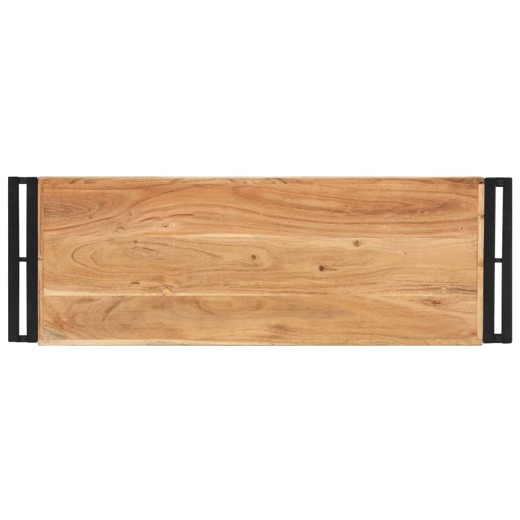 Konsolentisch 90x30x75 cm Altholz Massiv