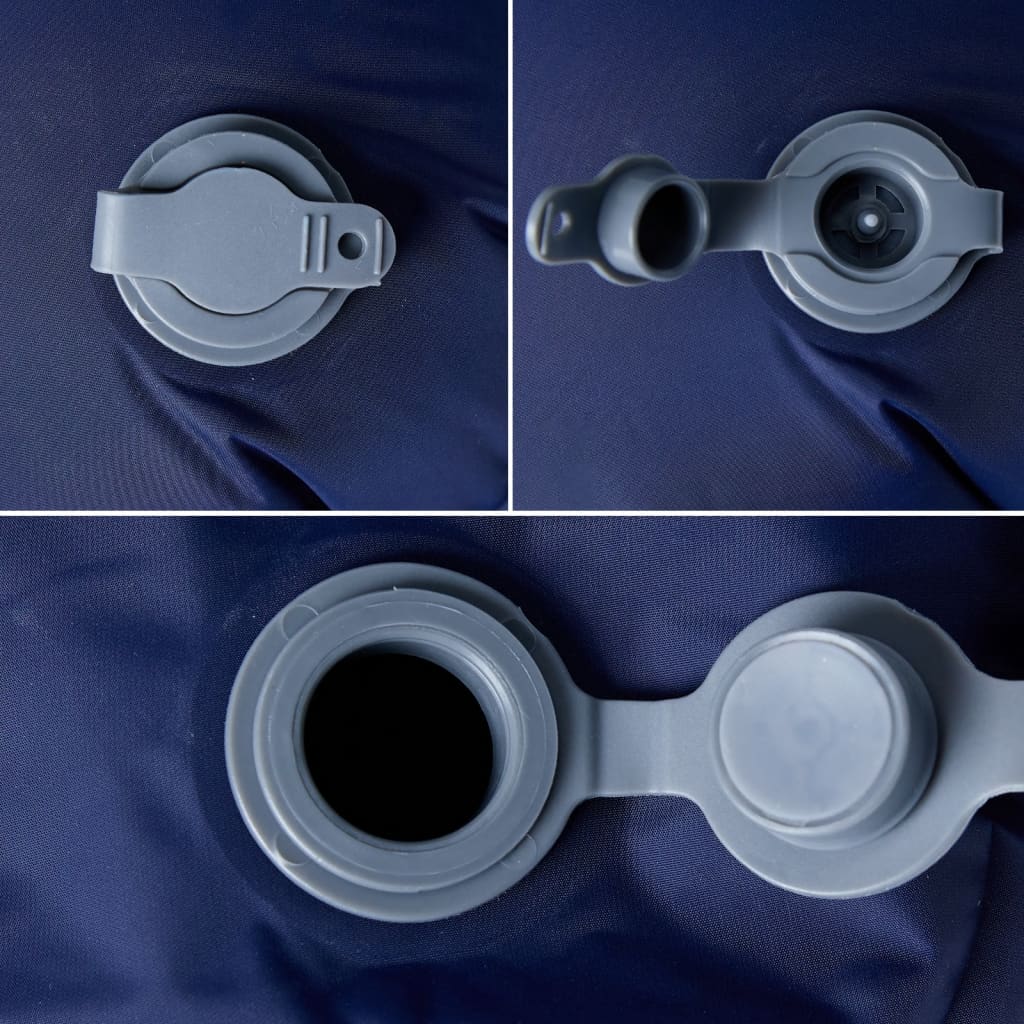 Aufblasbare Isomatte mit Kissen Grau