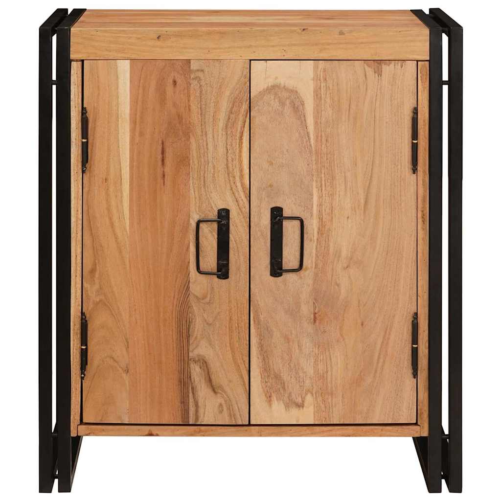 Nachttisch Braun 66 x 35 x 76 cm Massives, grobes Mangoholz