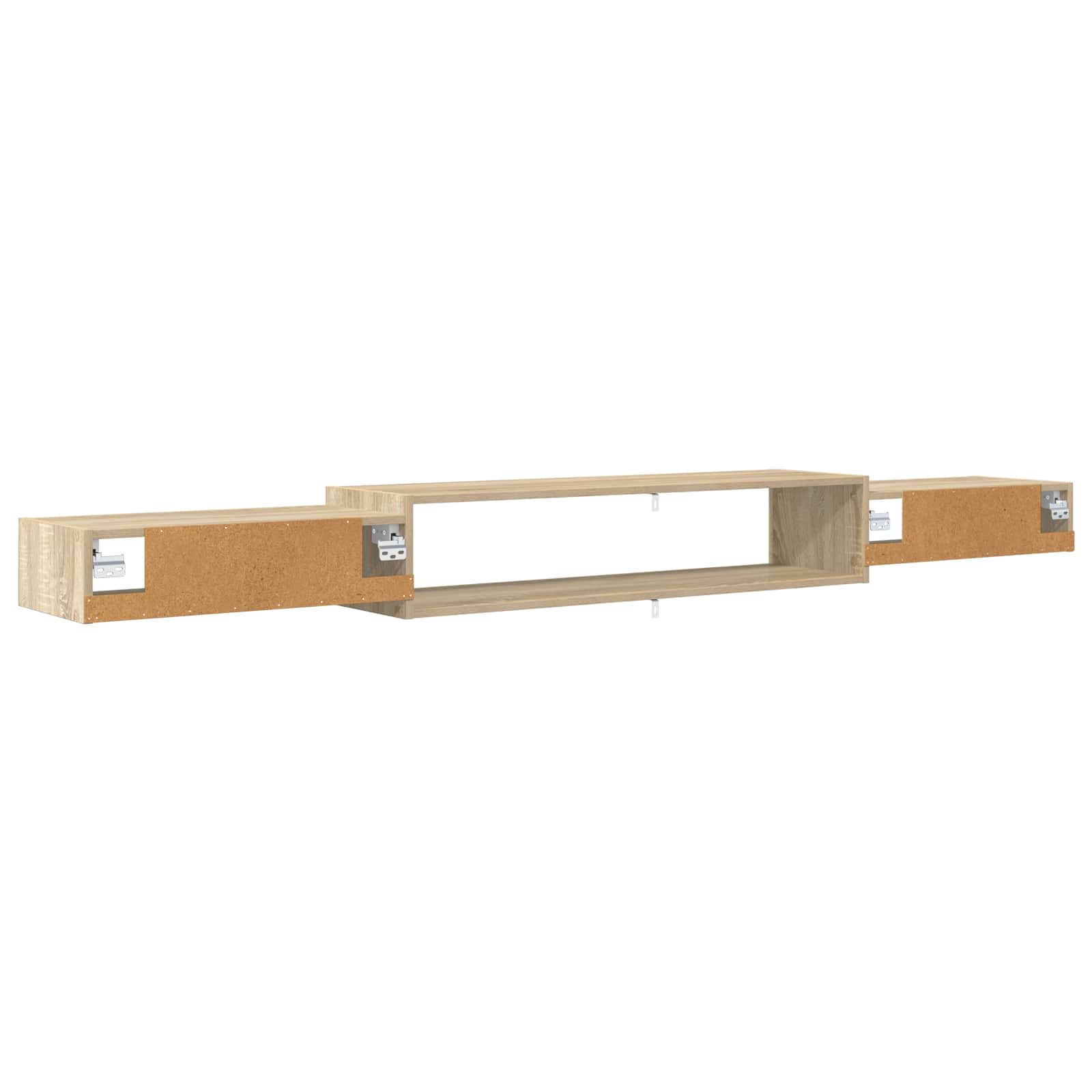 Wandmontierter TV-Schrank Wandhalterung Weiß 140 x 28 x 21 cm