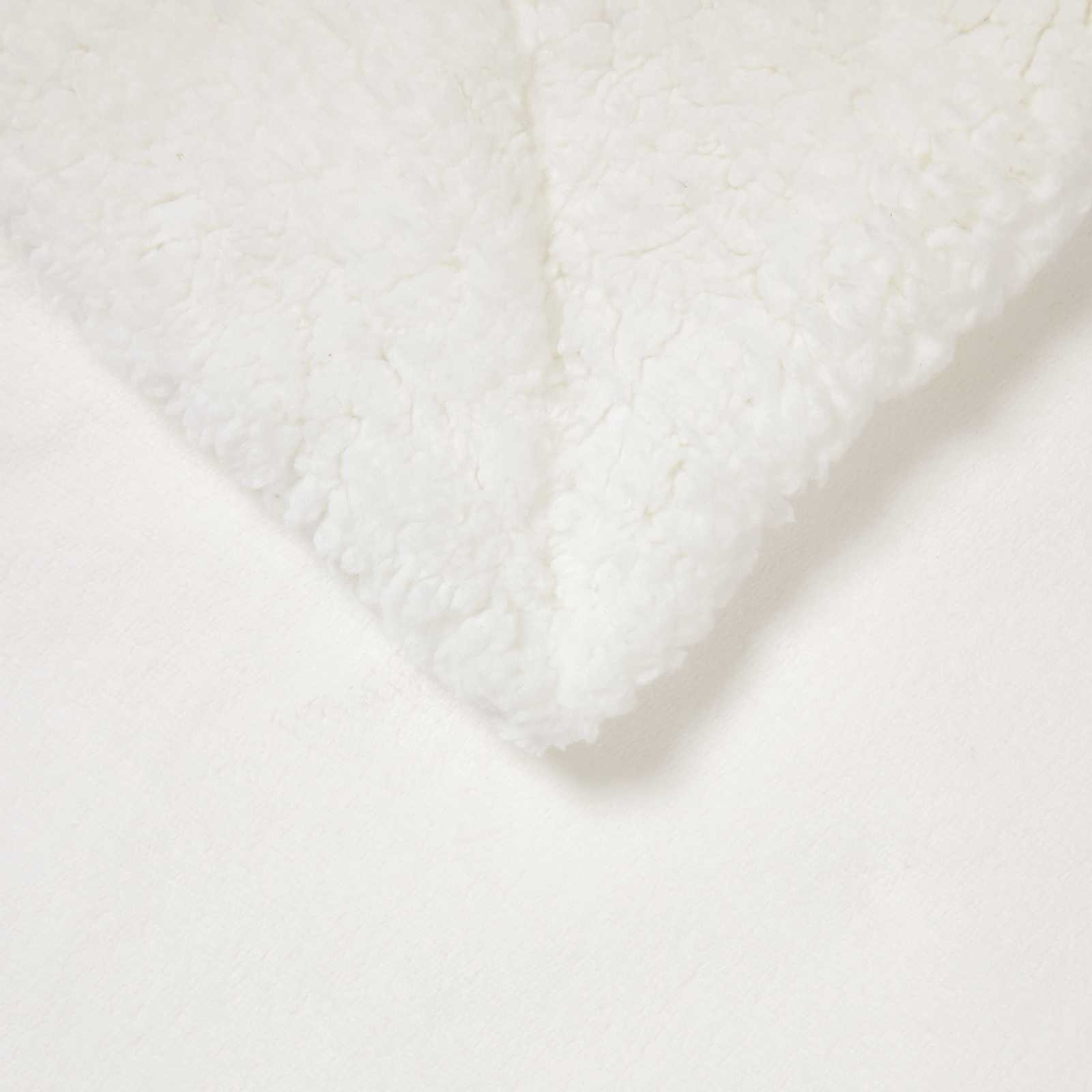 Überwurfdecke Beige 130 x 150 cm Fleece