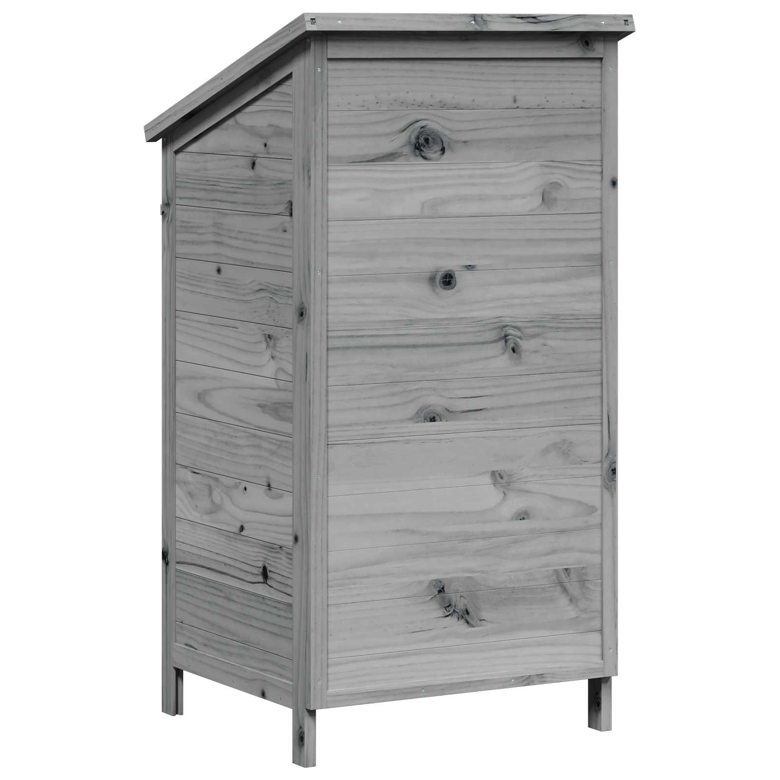 Gartenschuppen Natur 59 x 56 x 113,5 cm Massivholz aus Fichte