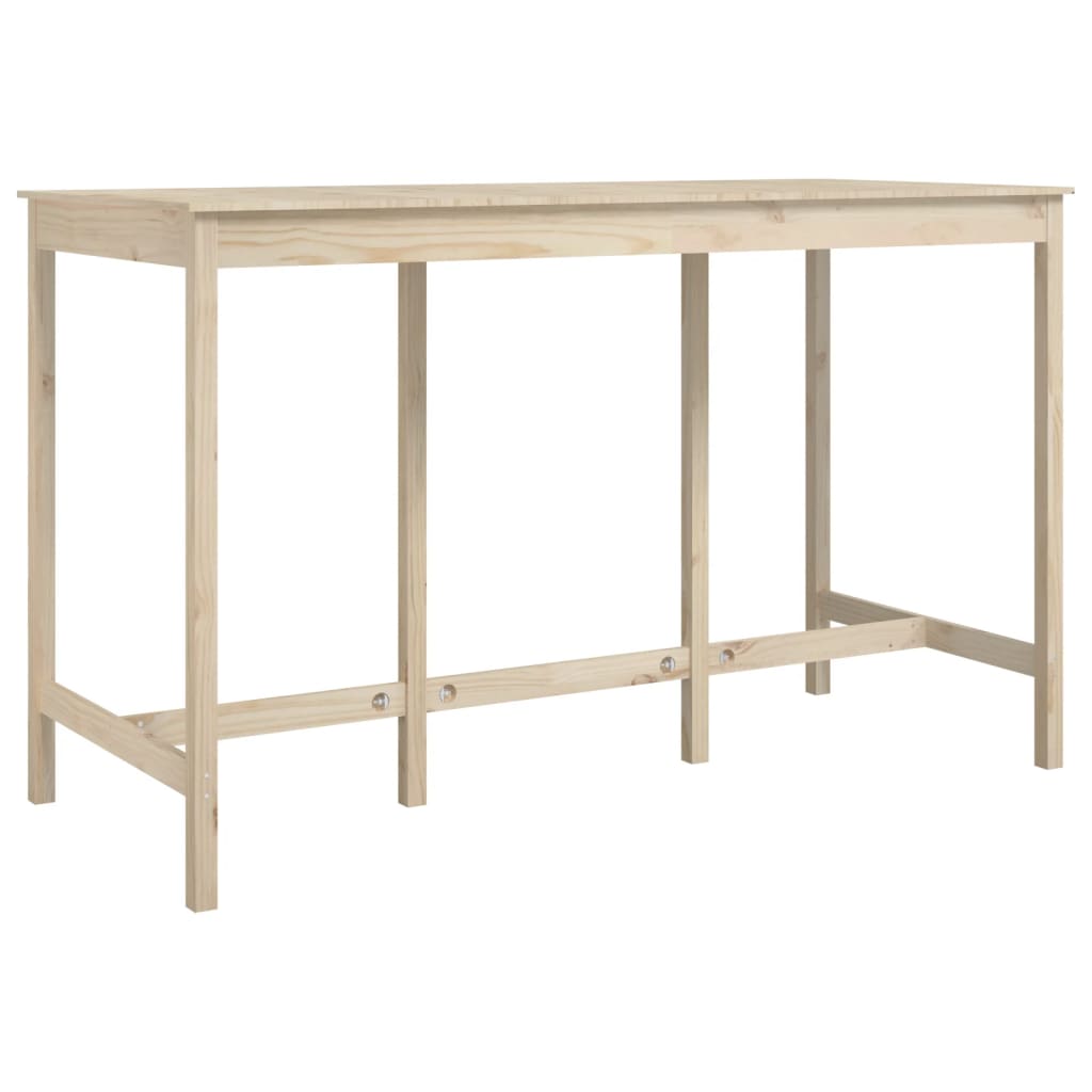 Bartisch Honigbraun 140x80x110 cm Massivholz Kiefer