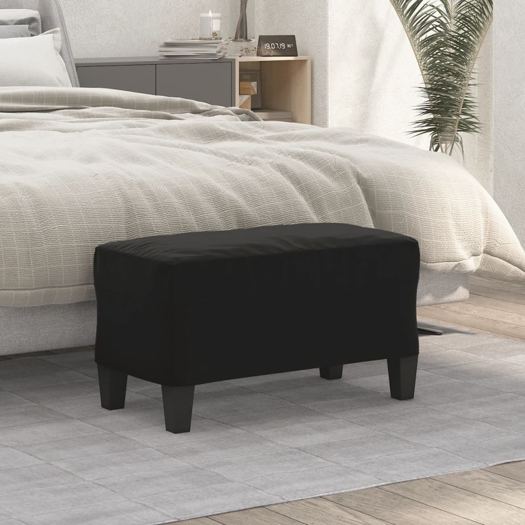 Sitzbank Hellgrau 70x35x41 cm Mikrofasergewebe