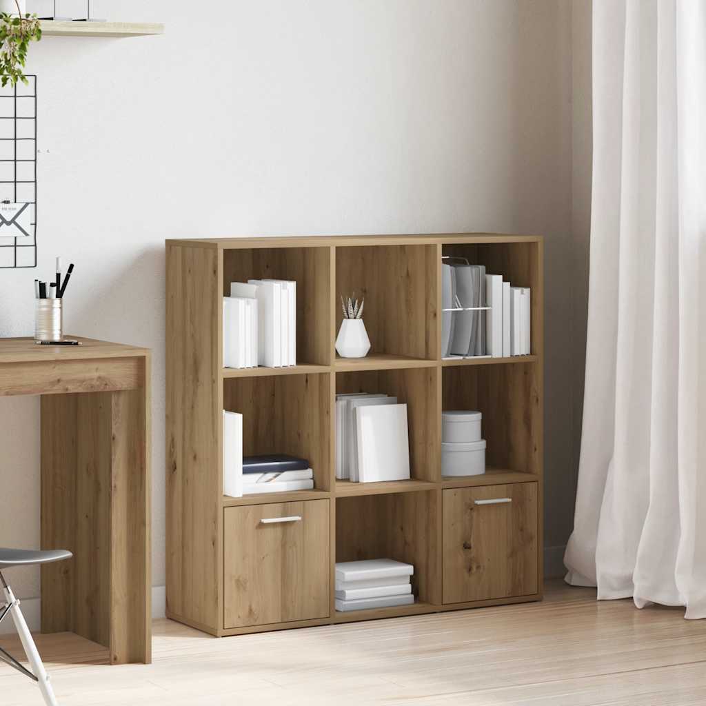 Bücherregal Weiß 98x30x98 cm Holzwerkstoff