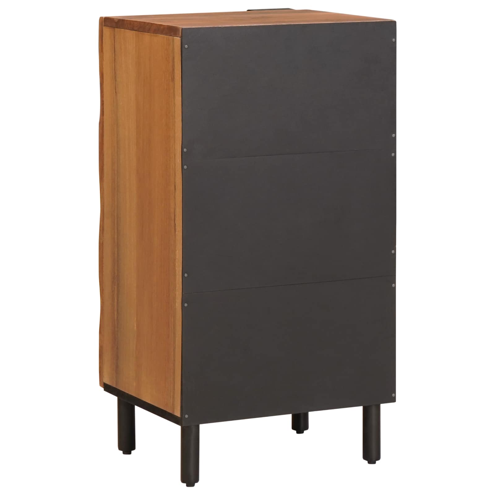 Sideboard mit Tür Weiße gewaschene Oberfläche 40 x 33 x 75 cm