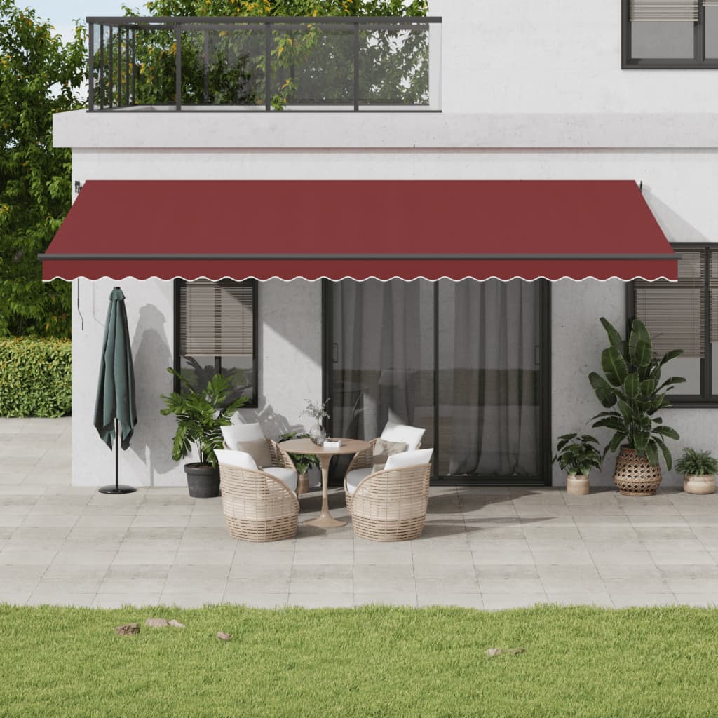 Markise Automatisch Einziehbar 350x250 cm Creme