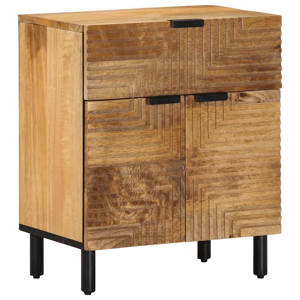Bettschrank Braun 50 x 33 x 60 cm Massivholz Akazie
