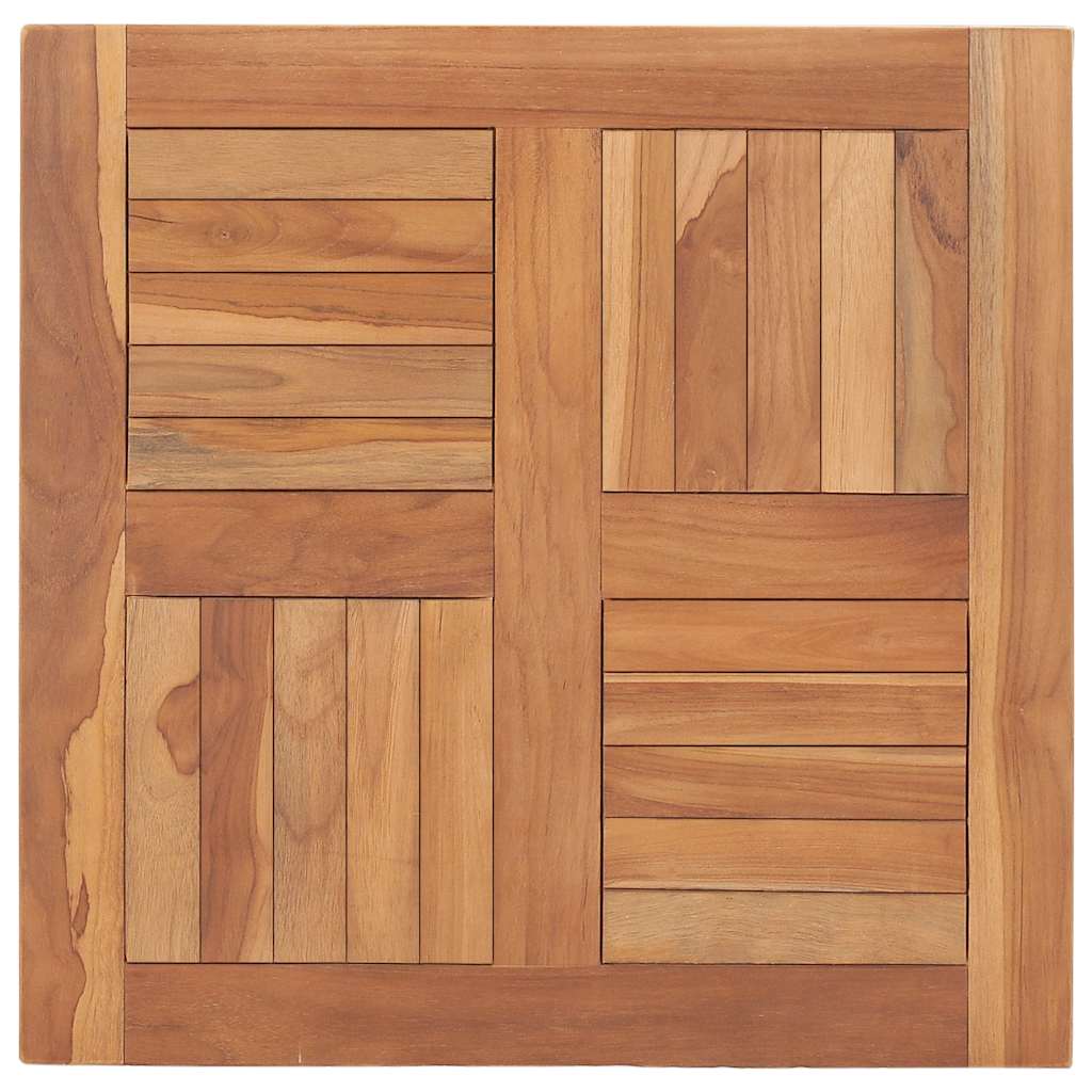Tischplatte Massivholz Teak Rund 2,5 cm 40 cm