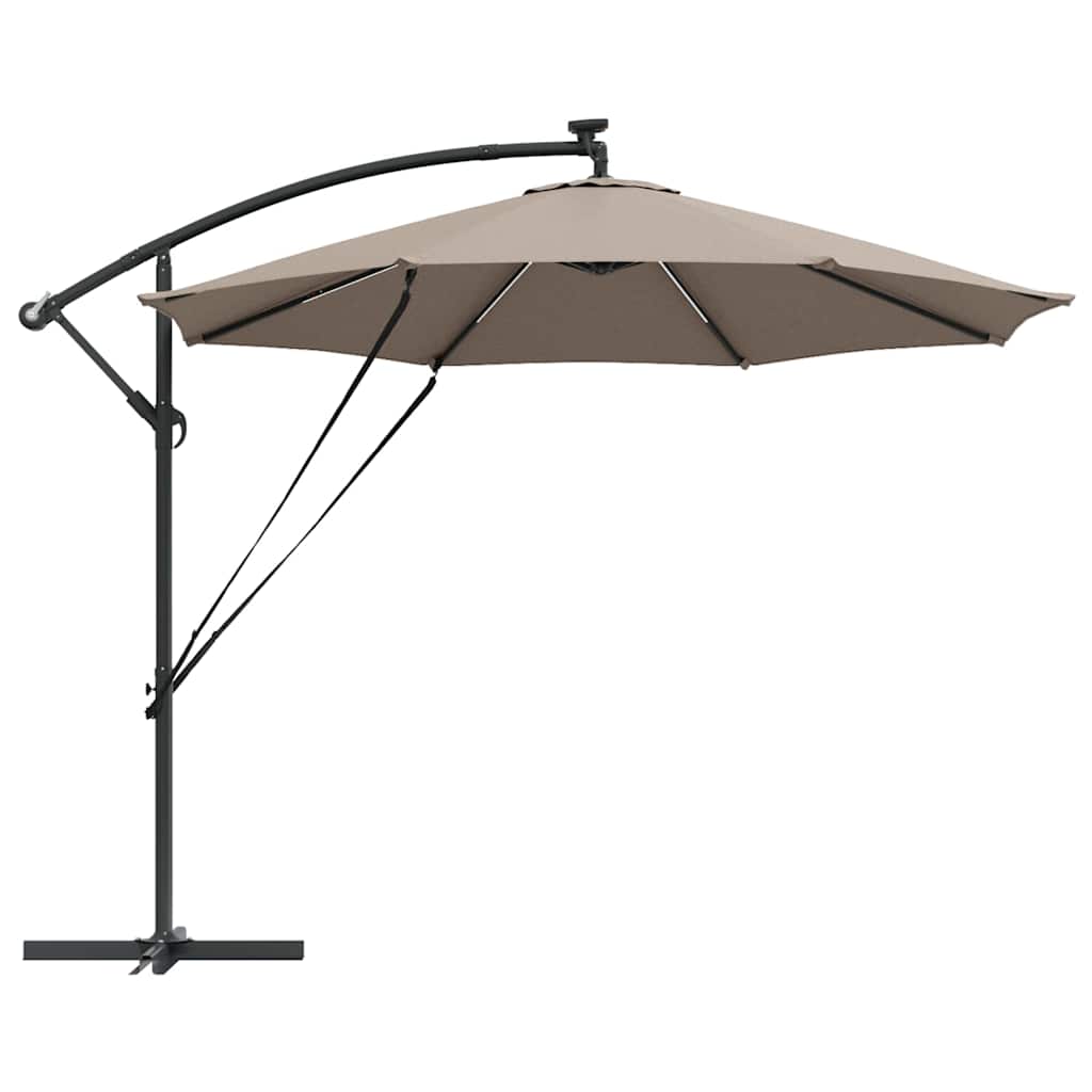 Sonnenschirm Sand 294 x 294 x 248 cm Polyester und Aluminium