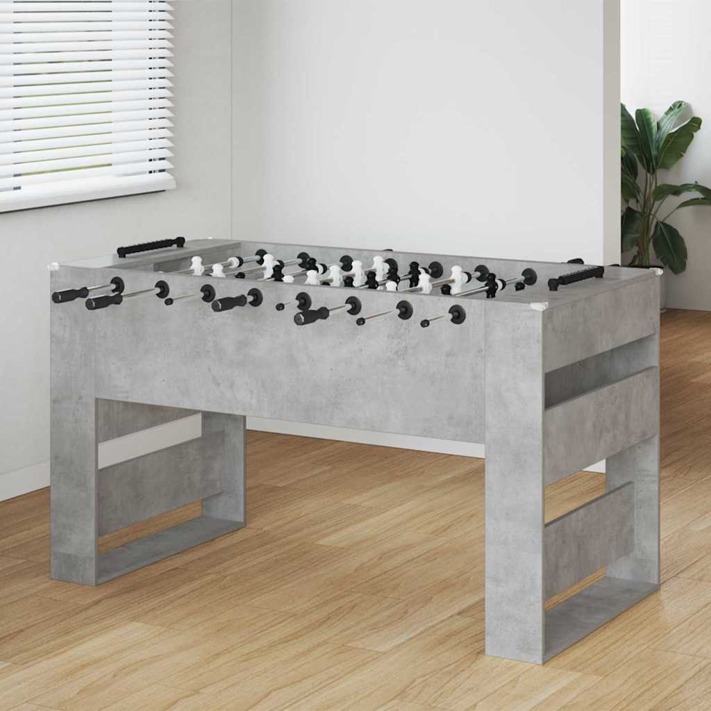 Tischfußballtisch Weiß 146,5 x 74 x 85 cm Holzwerkstoff
