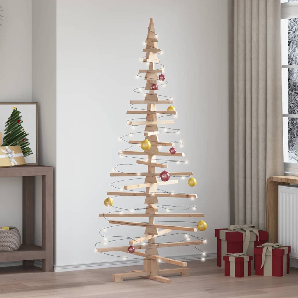 Weihnachtsbaum Holz zum Schmücken 60 cm Massivholz Kiefer