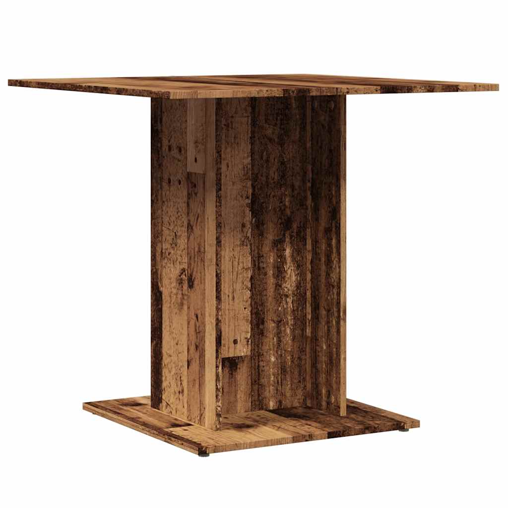 Esstisch Weiß 80x80x75 cm Holzwerkstoff