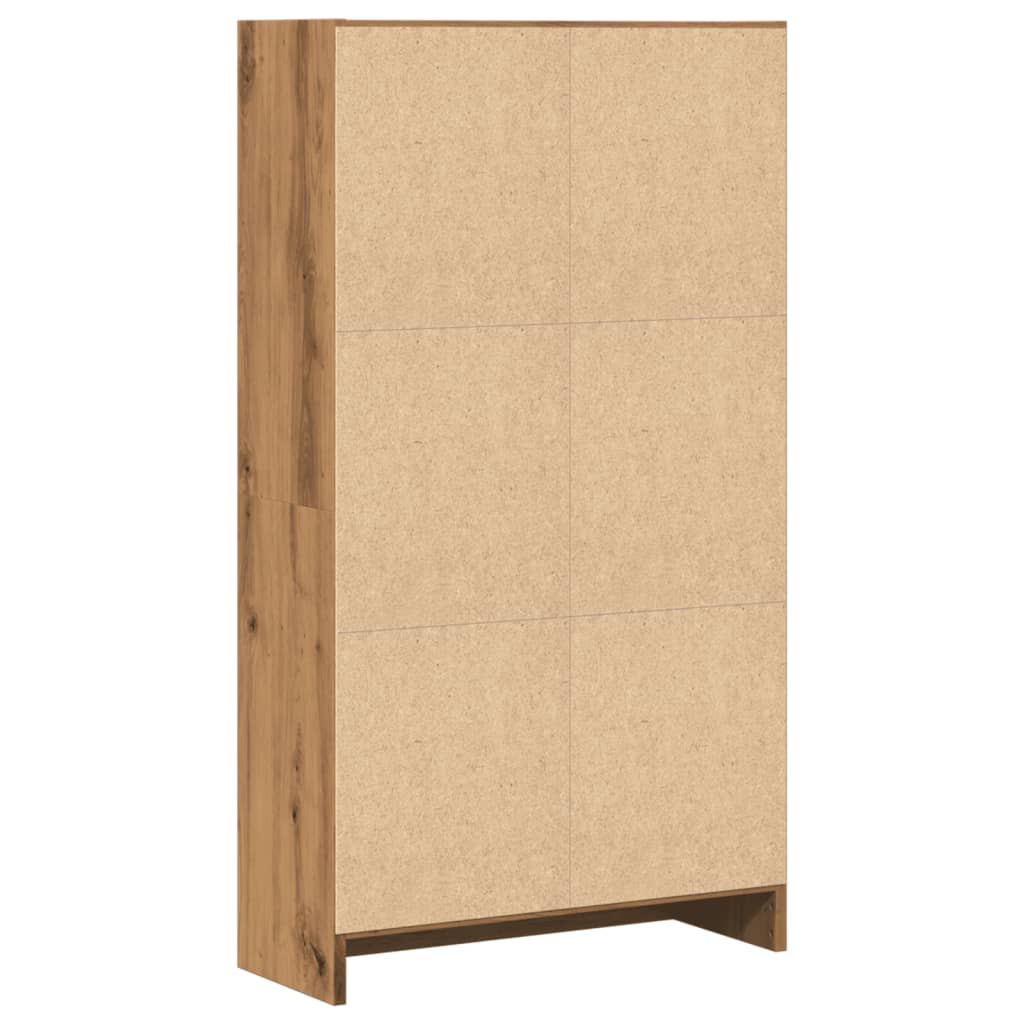 Bücherregal Weiß 40x24x75 cm Holzwerkstoff