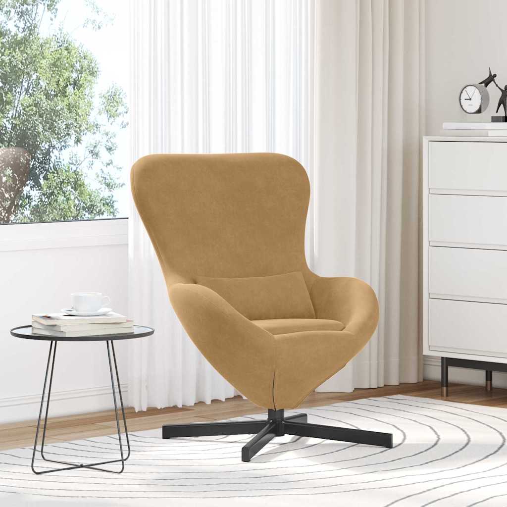 Eiersessel Blau 63 x 73 x 90 cm Samt