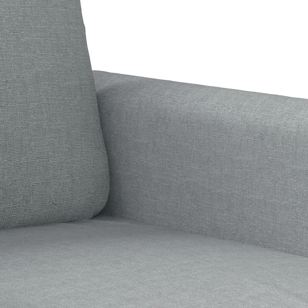 4-tlg. Sofagarnitur mit Kissen Braun Stoff