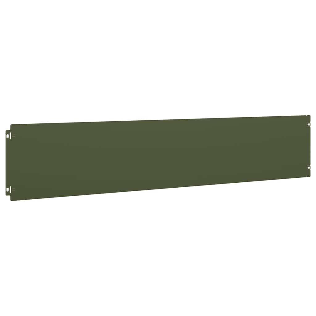 Raseneinfassung 10 pcs 10 x 103 cm Wetterfeststahl Rostig
