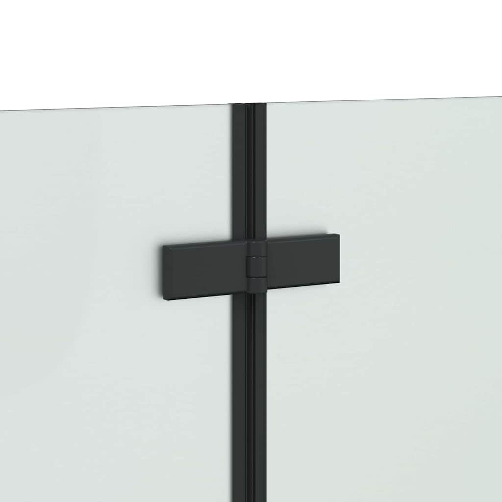 Faltbare Duschtrennwand Gold 130 x 138 cm