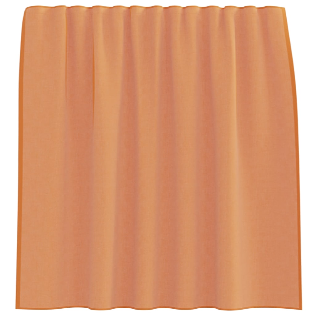 Voile Vorhänge mit Ösen 2 Stk. Apfelgrün 140x140 cm
