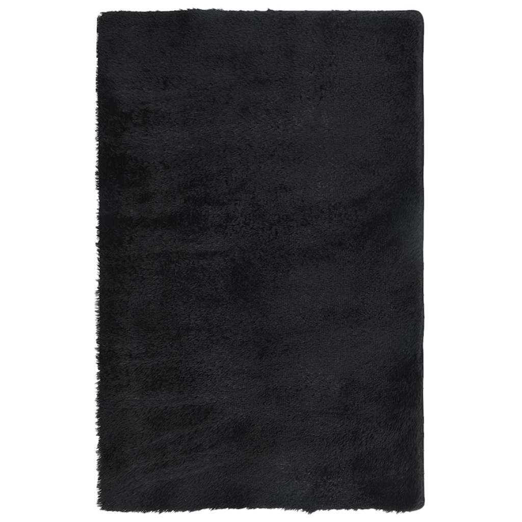 Teppich Shaggy Hochflor NAVARRA Beige 60x100 cm Polyester
