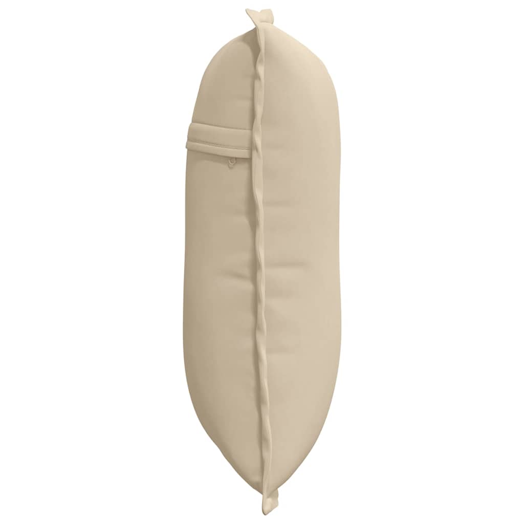 Rückenkissen Taupe 50 x 45 cm Mikrofaserstoff