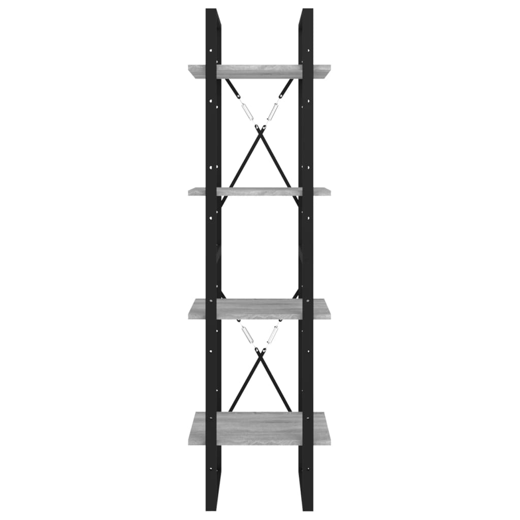 Bücherregal 2 Fächer Weiß 40x30x70 cm Holzwerkstoff