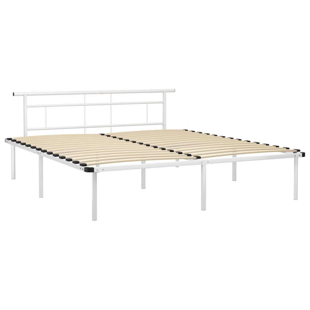 Bettgestell Grau Metall 90x200 cm