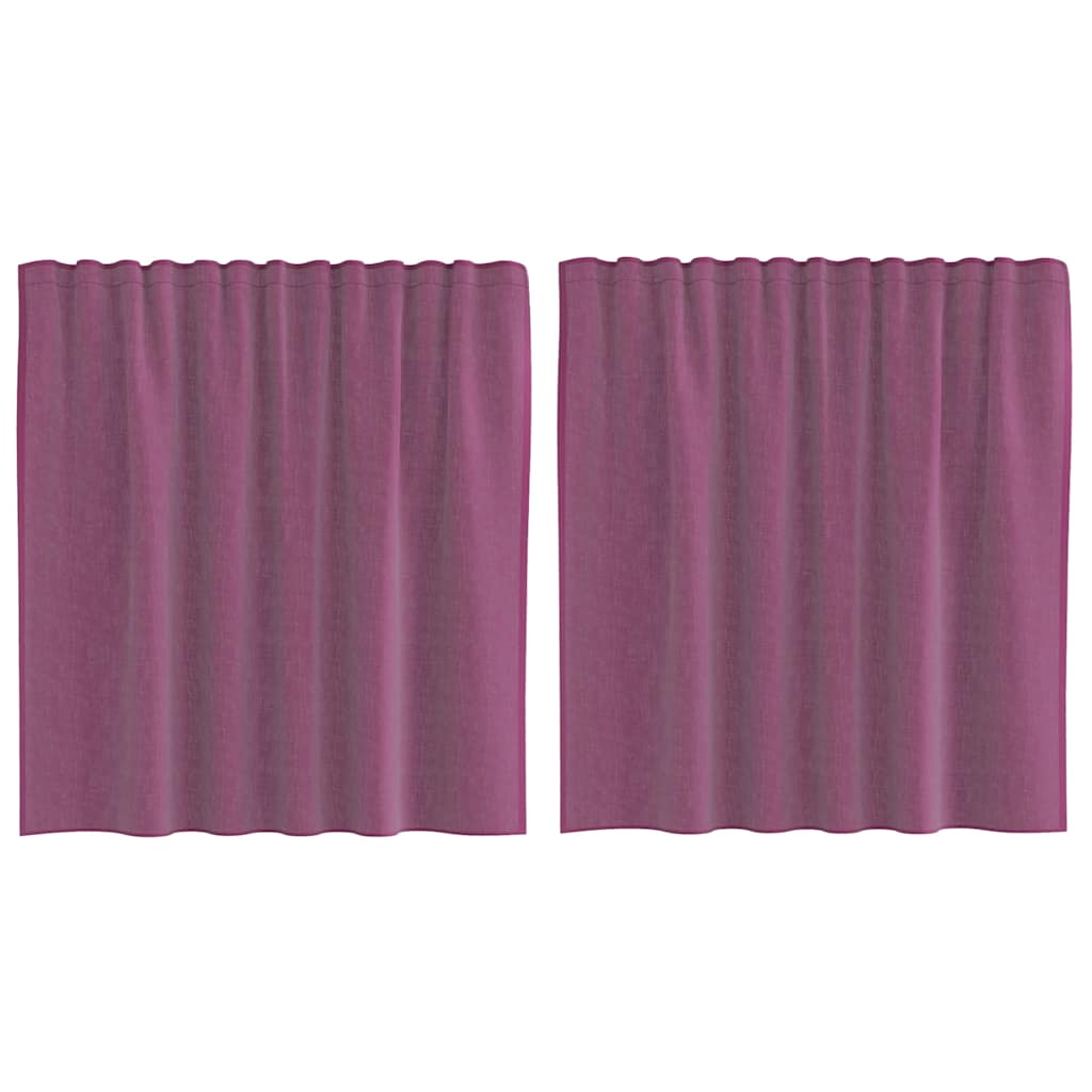 Voile Vorhänge mit Ösen 2 Stk. Apfelgrün 140x140 cm