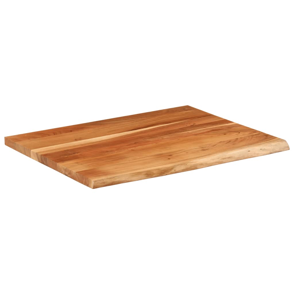 Wandregal 40x20x2,5 cm Rechteckig Massivholz Akazie Baumkante
