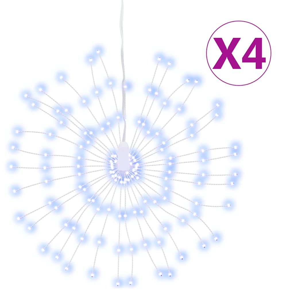 Weihnachtsbeleuchtung Feuerwerk 140 LEDs Warmweiß 17 cm