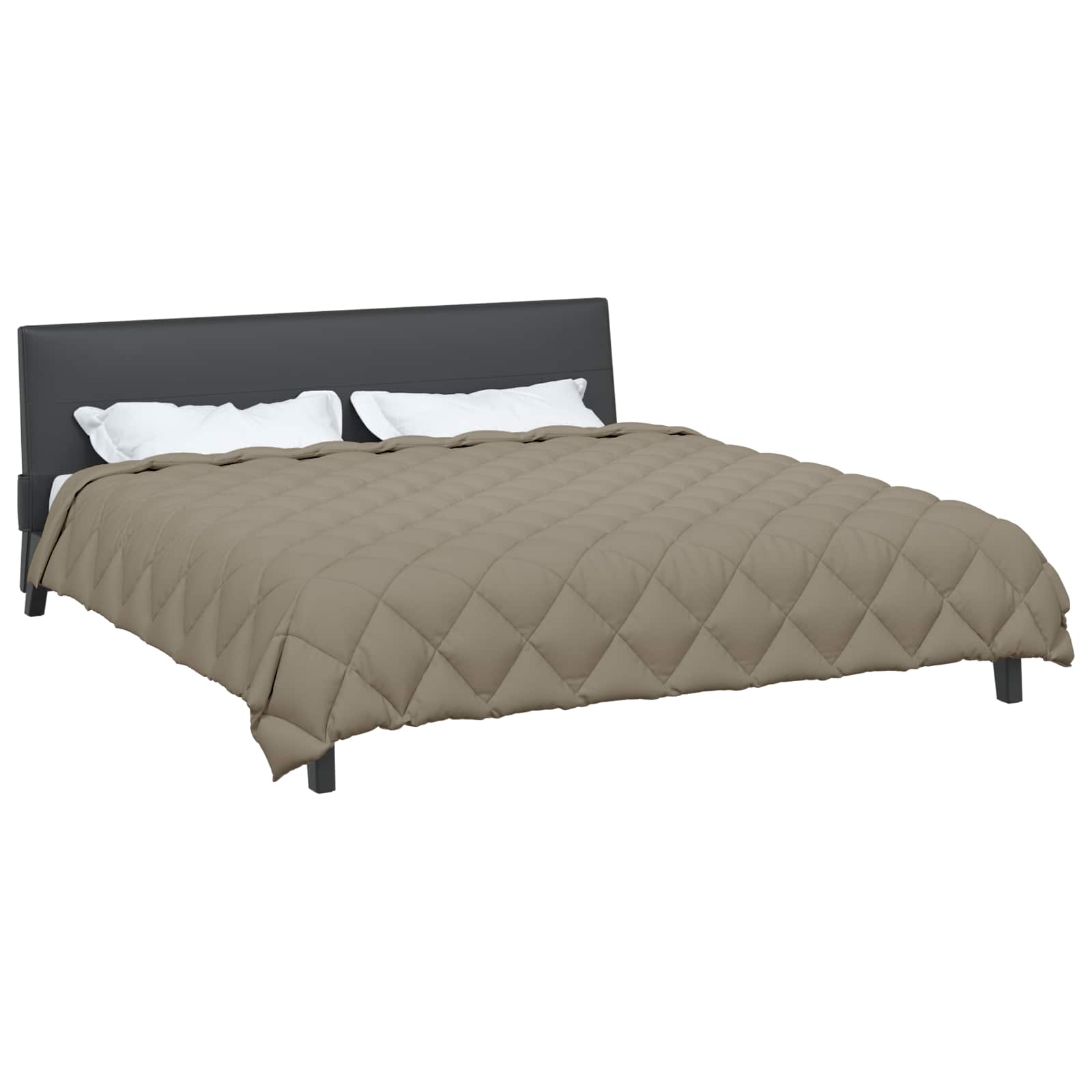 Winterbettdecke Anthrazit 135 x 200 cm Mikrofaser