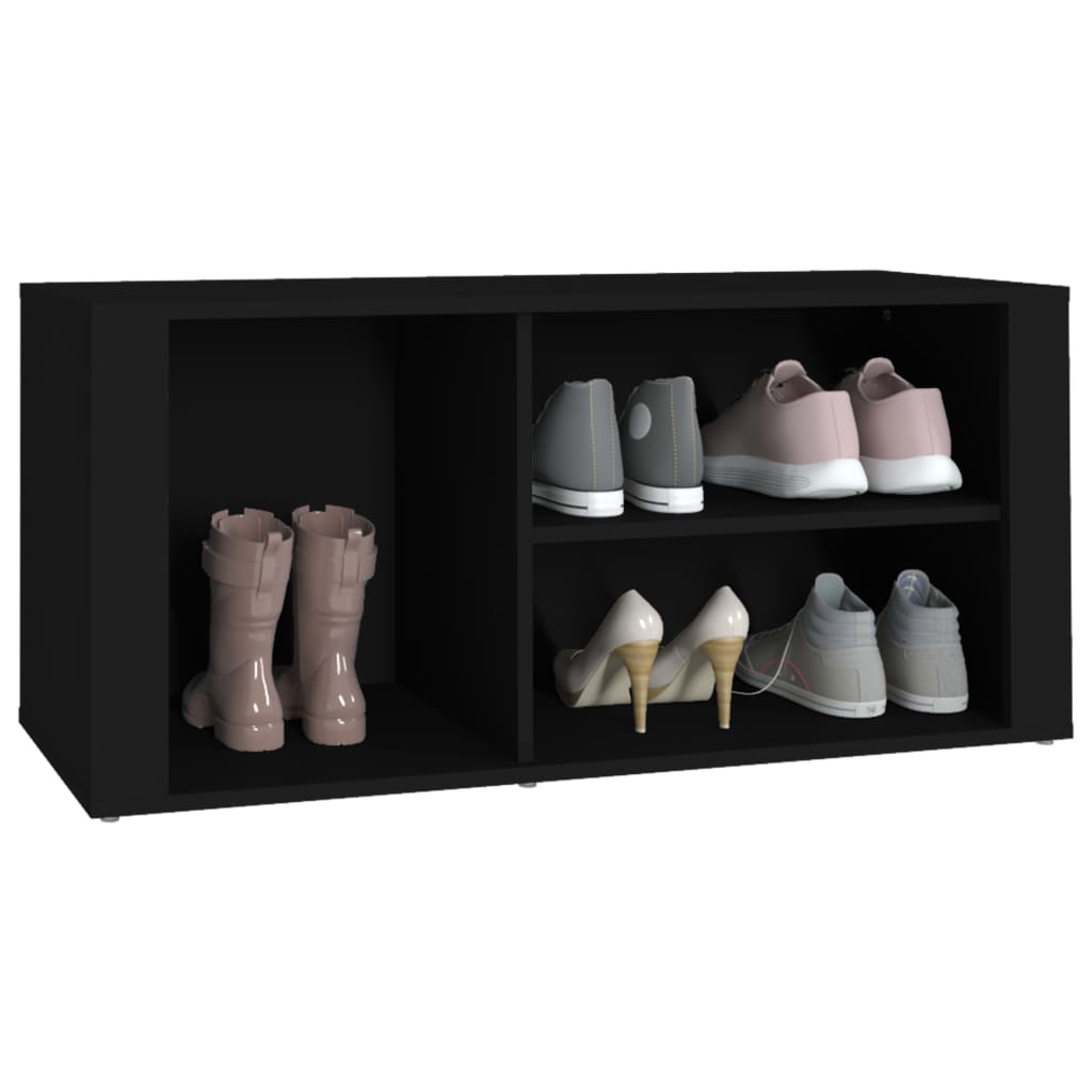 Schuhregal Weiß 100x35x45 cm Holzwerkstoff