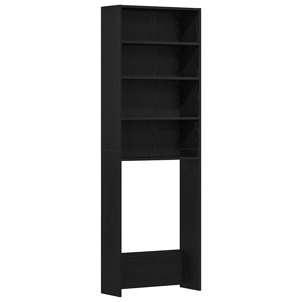 Waschmaschinenschrank Weiß 64x24x190 cm