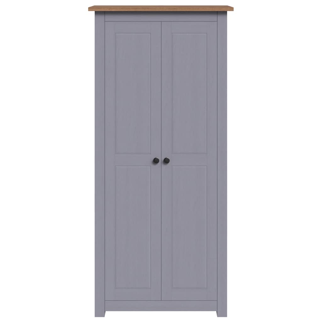 Kleiderschrank 3-Türig 118×50×171,5 cm Kiefer Panama Serie