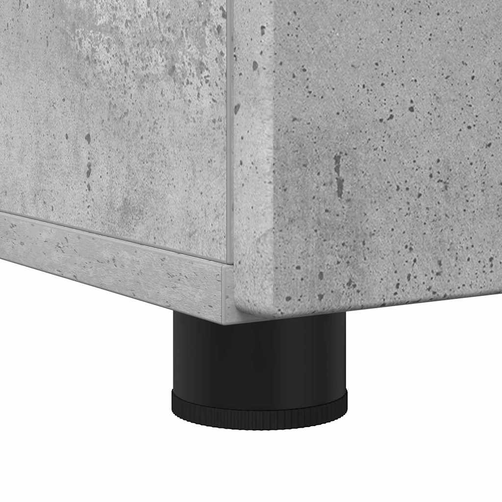 Badezimmermöbel-Set mit Tür 3 pcs Weiß Holzwerkstoff & Metall