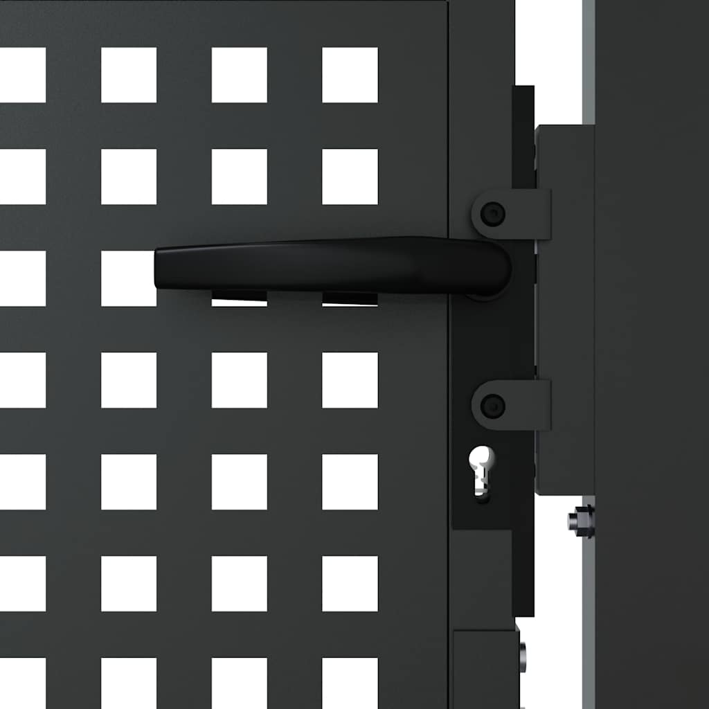 Gartentor Anthrazit 100x75 cm Stahl