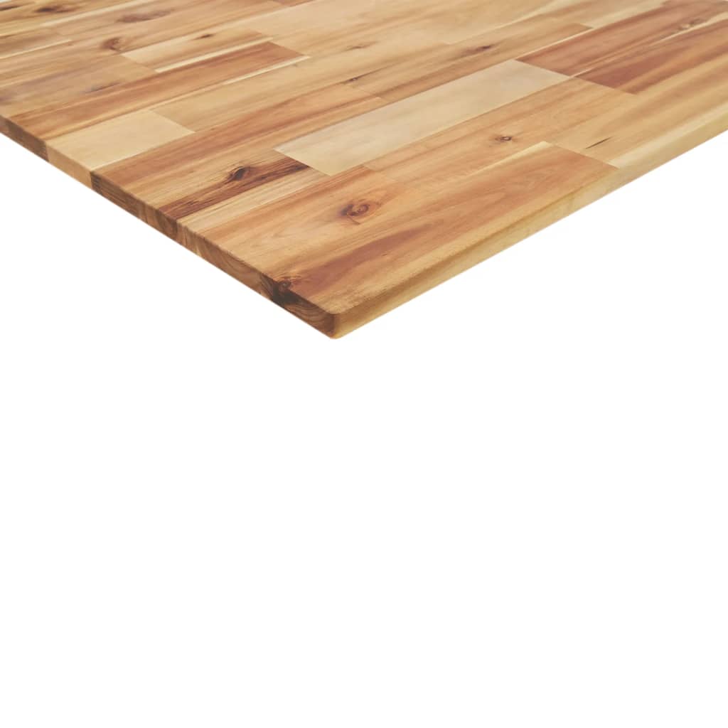 Tischplatte 40x20x2 cm Rechteckig Massivholz Akazie