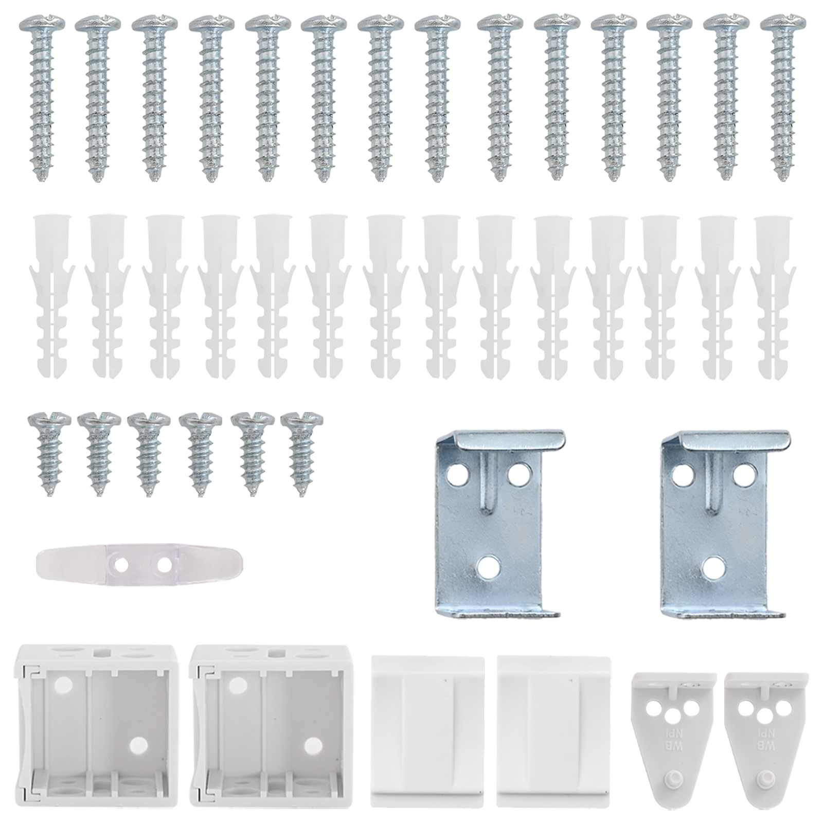 Jalousie Silber Grau 150 x 40 cm 25 mm PVC