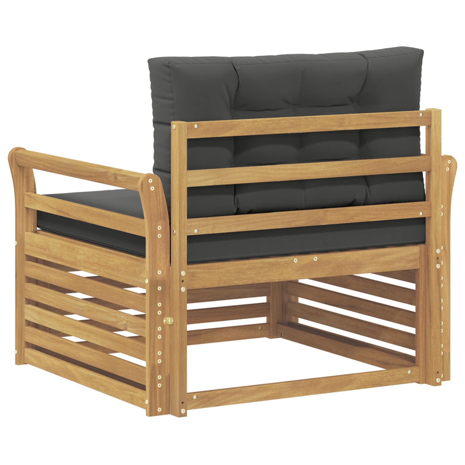 2 Stück Outdoor-Sofa Natur
