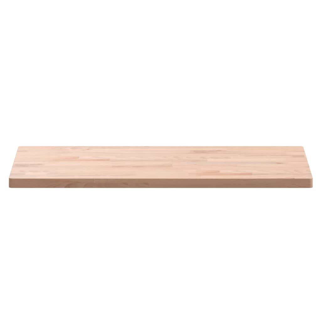 Tischplatte 80x40x1,5 cm Rechteckig Massivholz Buche