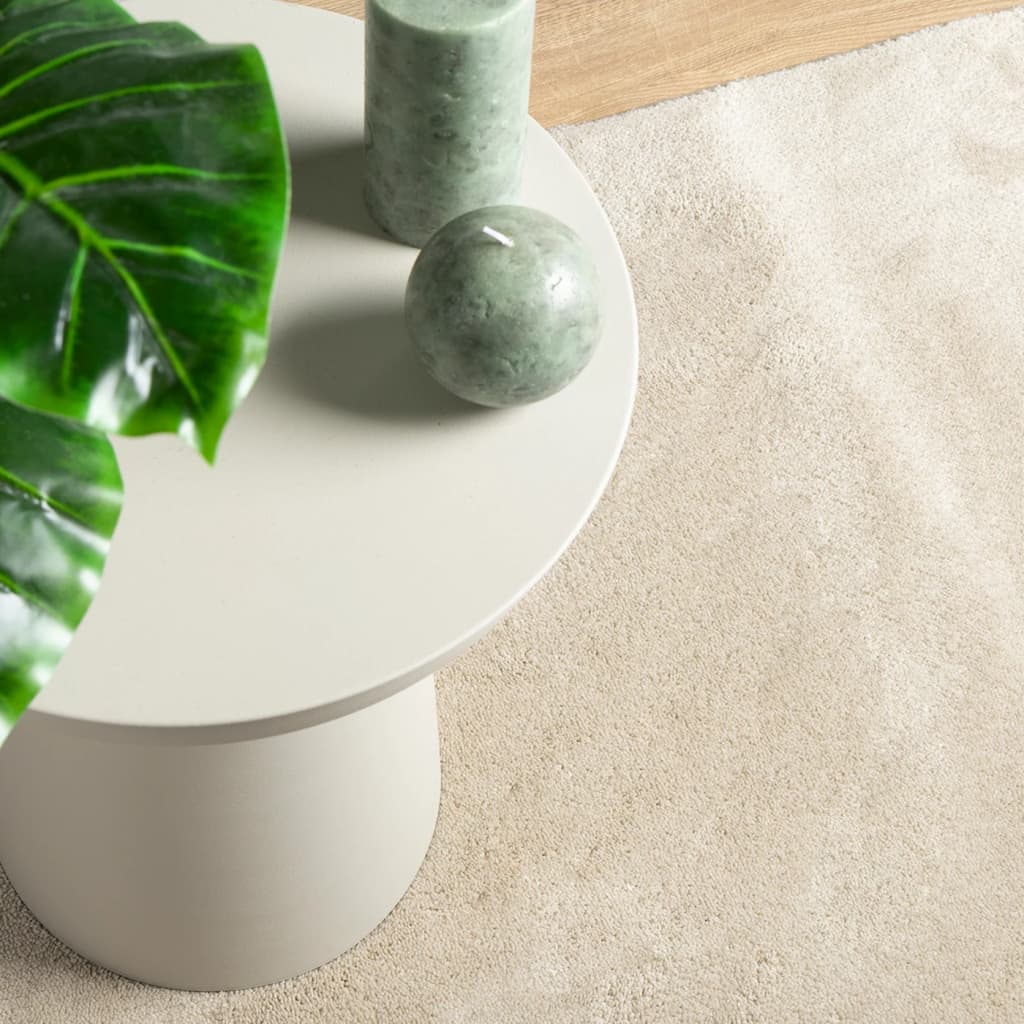 Teppich OVIEDO Kurzflor Anthrazit 120x120 cm