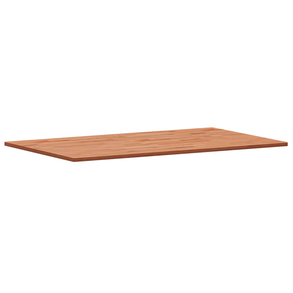 Tischplatte 80x40x1,5 cm Rechteckig Massivholz Buche