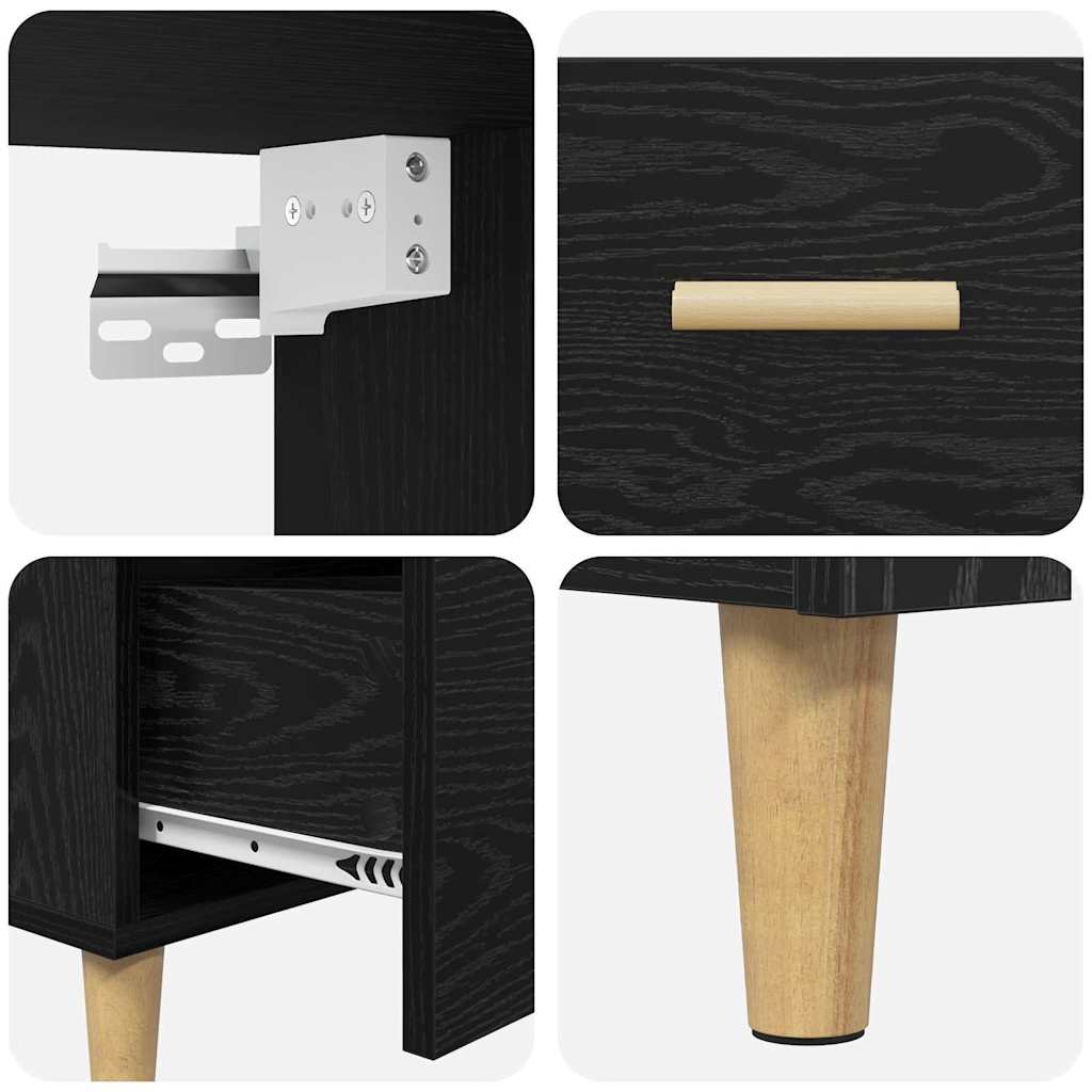 Highboard Altholz 69,5 x 32,5 x 180 cm Holzwerkstoff