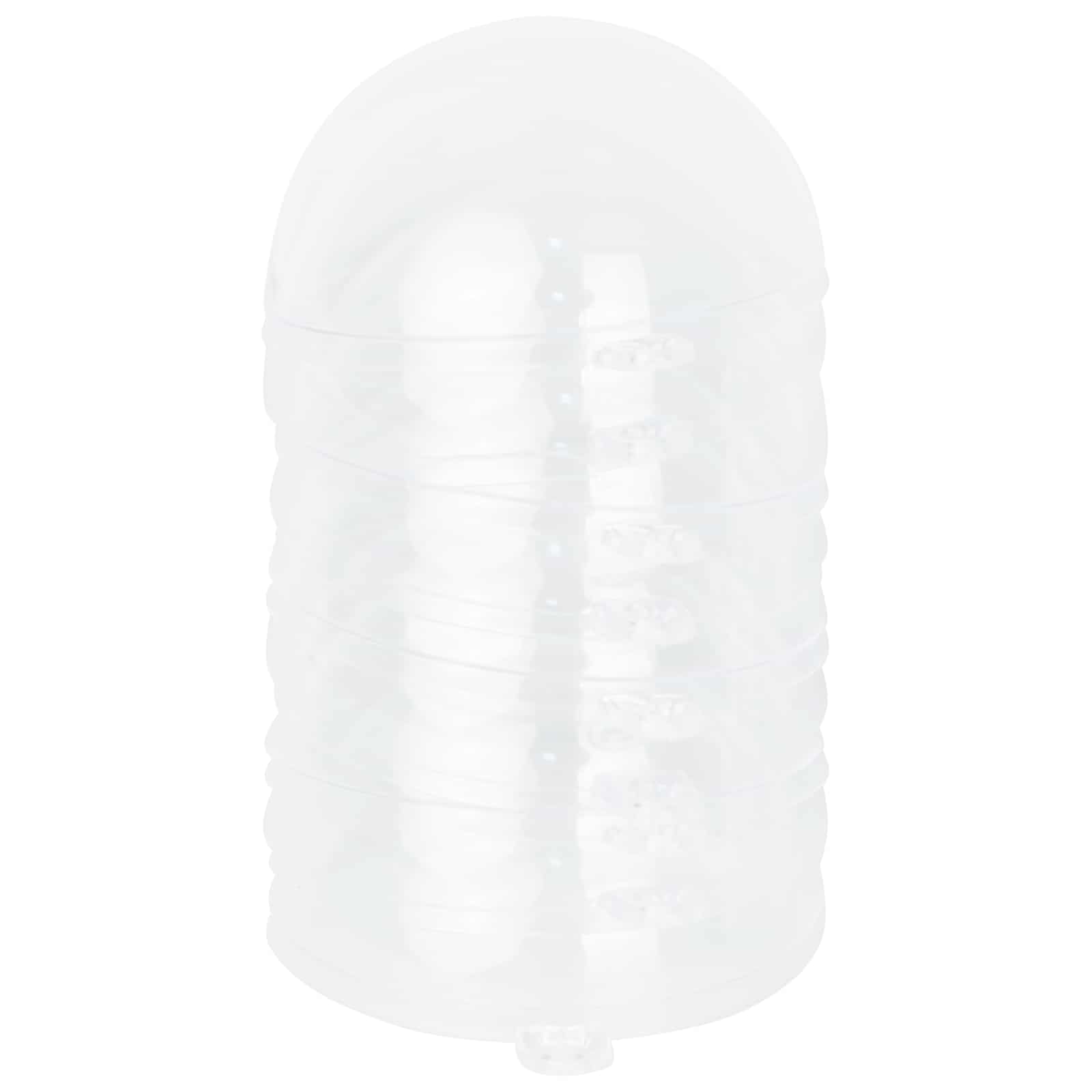 Weihnachtskugel-Set 50 pcs Transparent Ø 5 cm Kunststoff