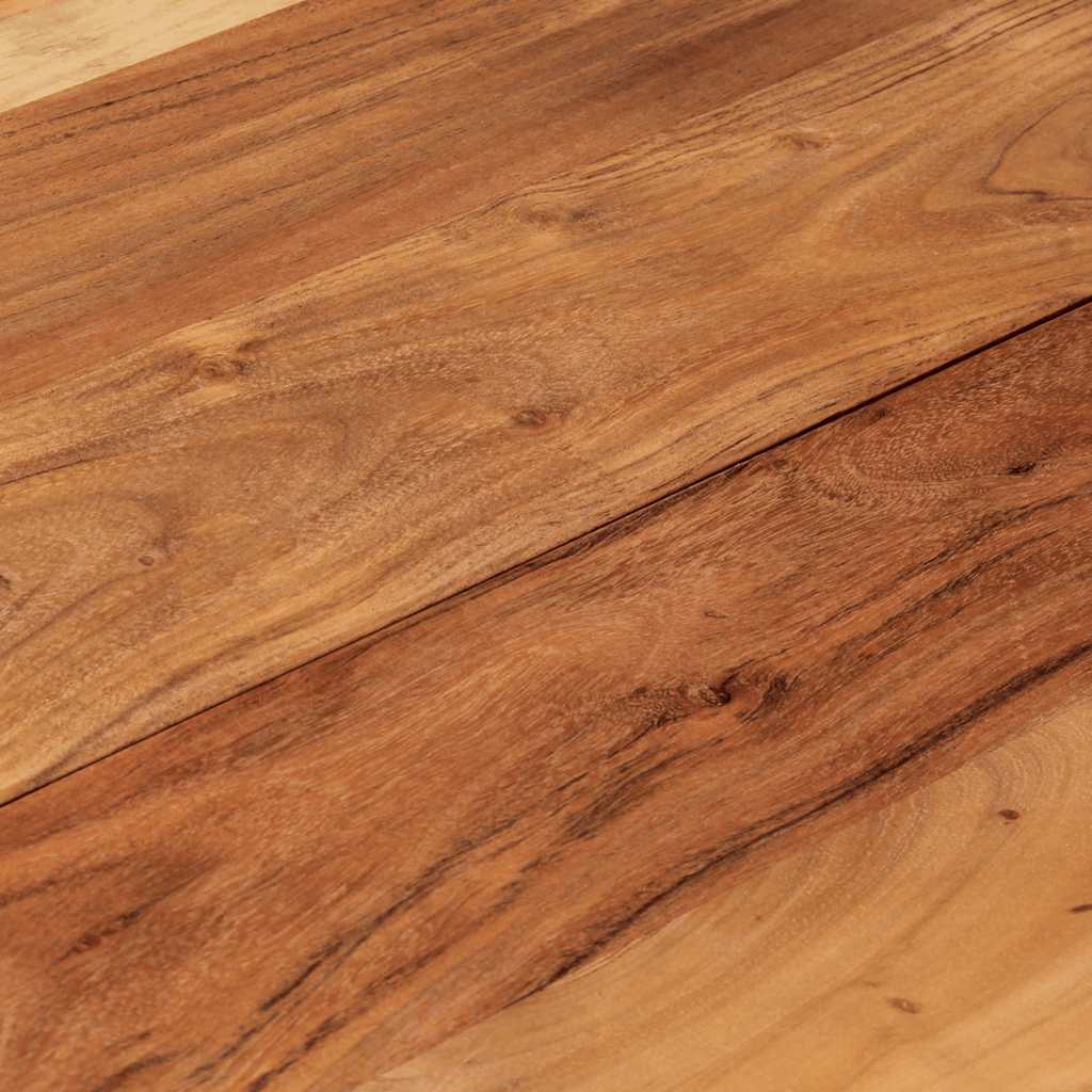 Bistrotisch 60x60x77 cm Raues Mangoholz