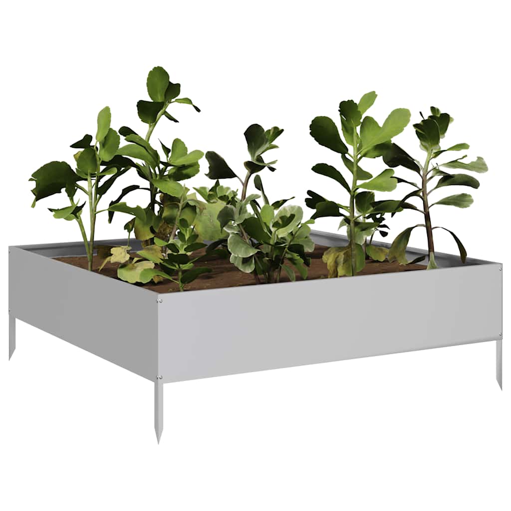 Hochbeet 100x100x18,5 cm Cortenstahl