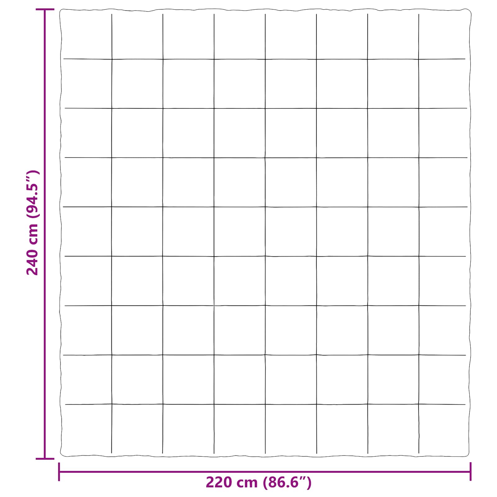 Ganzjahresbettdecke Anthrazit 135 x 200 cm Mikrofaser
