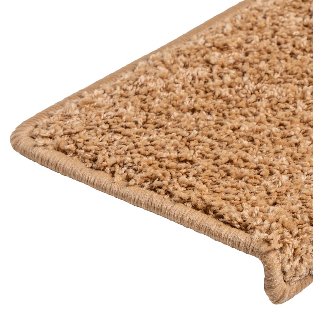 Stufenmatten 15 Stk. 65x21x4 cm Grau Rechteckiger Rand