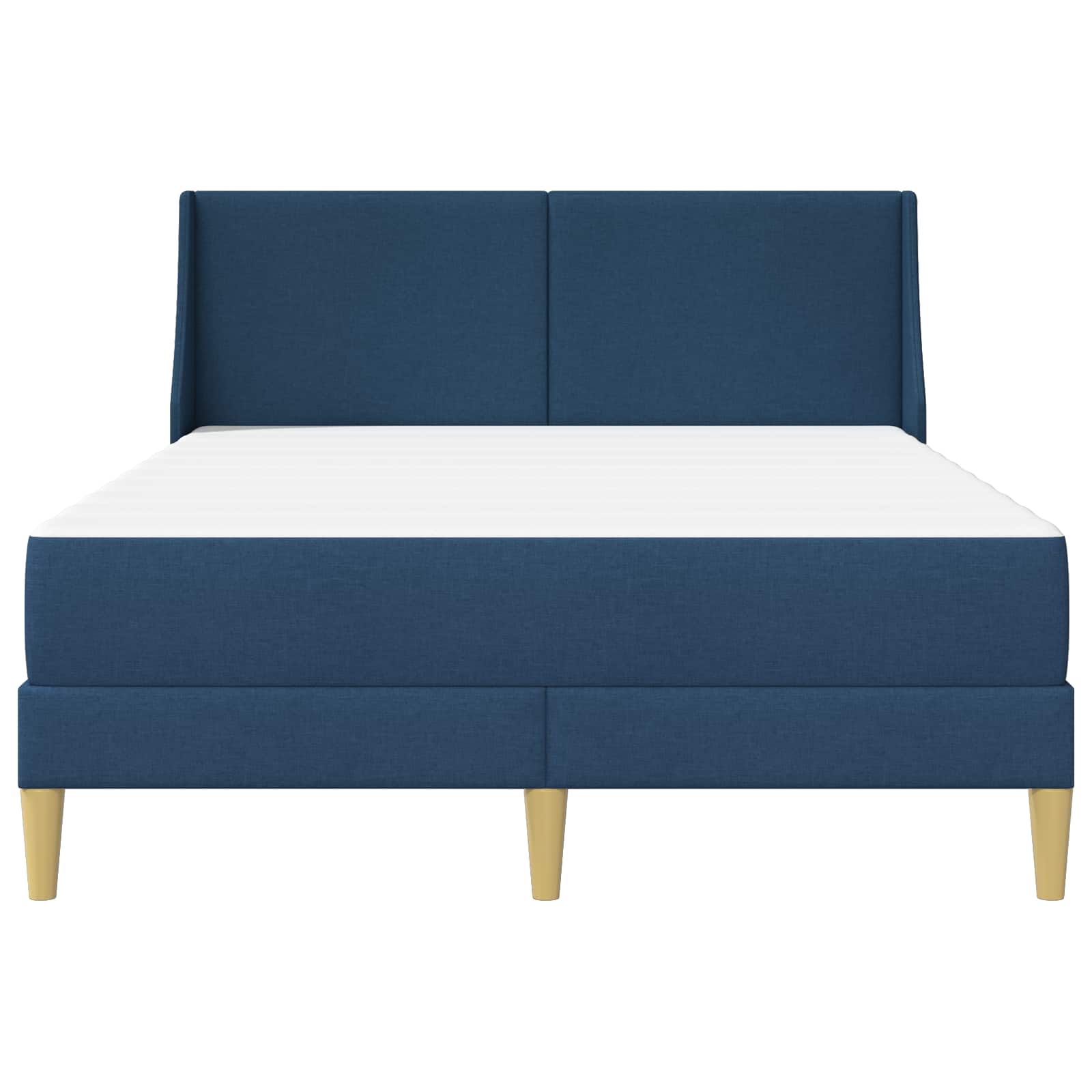 Bettgestell mit Matratze Hellgrau 80x 200 cm Polyester