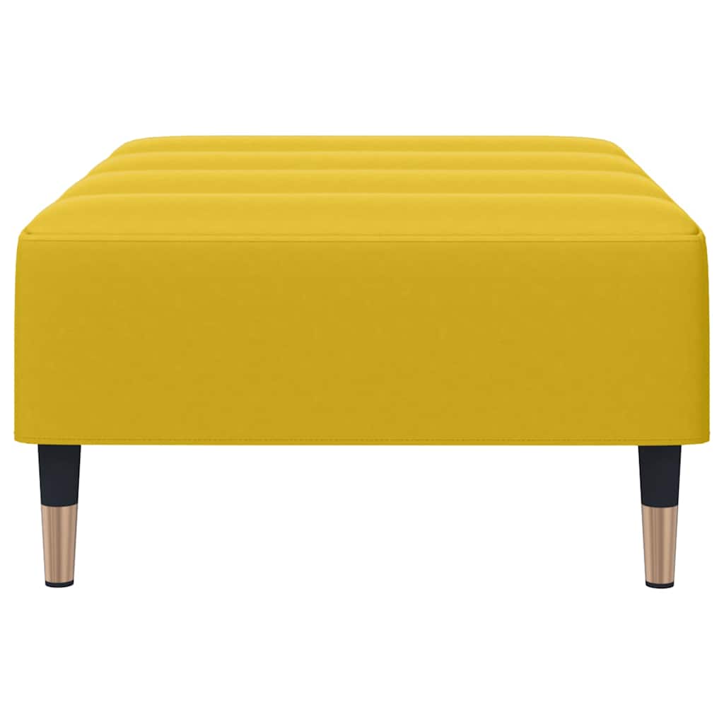Fußhocker Hellgrau 77x55x31 cm Samt